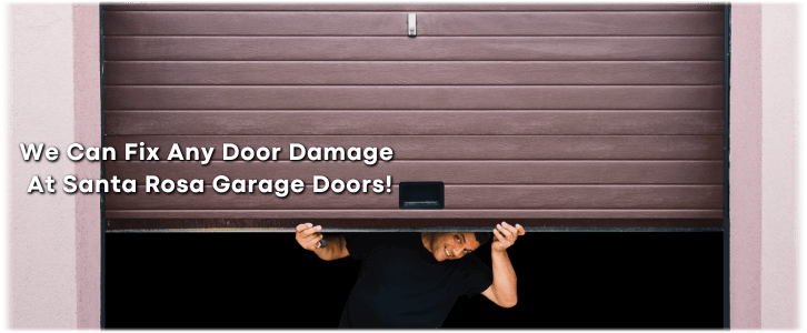 Garage Door Off Track In Santa Rosa